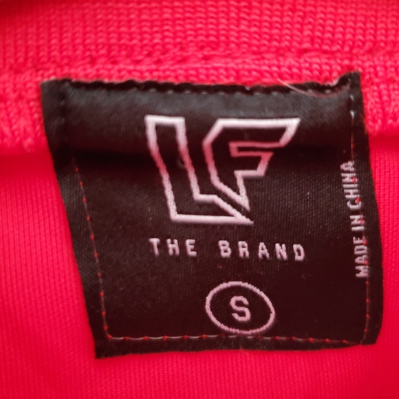 LF crop logo zip up mock neck vest NWT - Picture 4 of 7